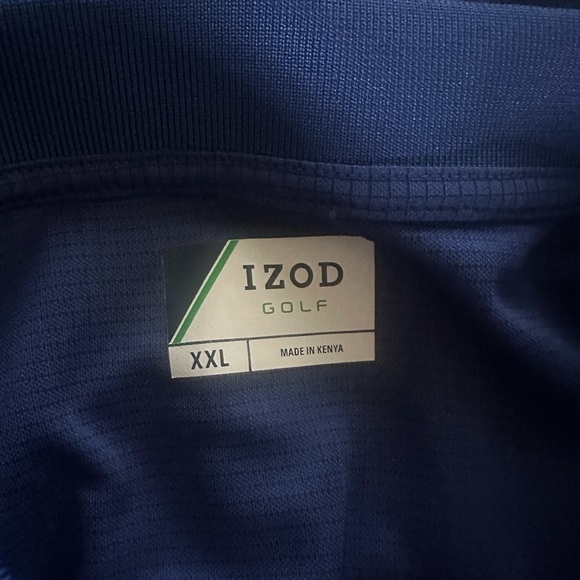 Men’s used blue Izod Golf polo shirt size XXL 2XL - Picture 3 of 3